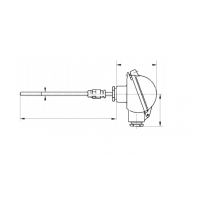 Термопара с изоляционной колбой