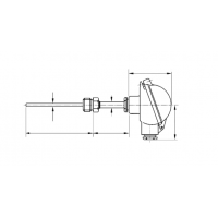 Термопара с изоляционной колбой